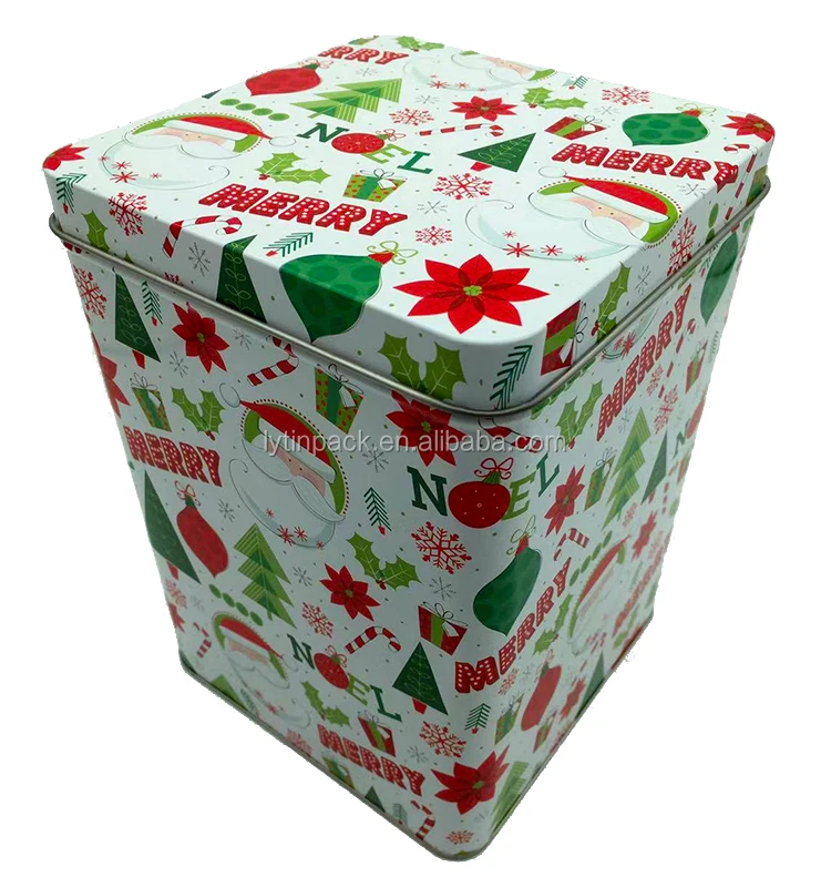 hot sale christmas gift box tin box set