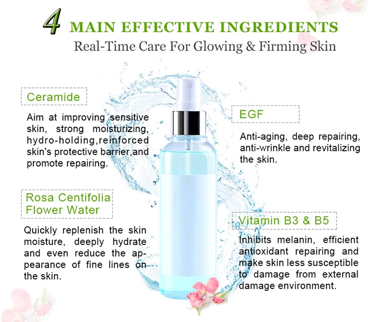 face moisture spray refresh toner moisturizing spray egf repair