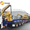 2019 New container side lifter skeleton chassis trailer container crane