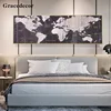 /product-detail/wholesale-price-black-and-white-world-map-wall-art-with-frame-60692638959.html