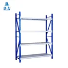 Warehouse pallet storage adjustable slotted angle iron stand shelf stainless steel heavy duty warehouse rack