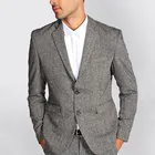 New design Solid wholesale lightweight custom trendy slim fit men suit With High Quality