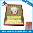 Wooden Award Trophy Design 55th Anniversary Wooden Souvenir Award Plaque Design Shield Trophies With Best Price