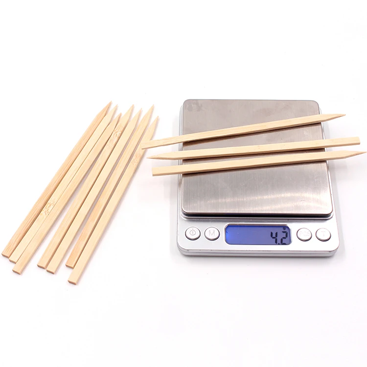 Chinese Eco-friendly high quality bamboo flat kofta skewers BBQ