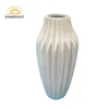 Buy Online Modern Geometry White Ceramic Plant Vase