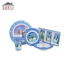 Good quality cute snowman design melamine dinnerware set