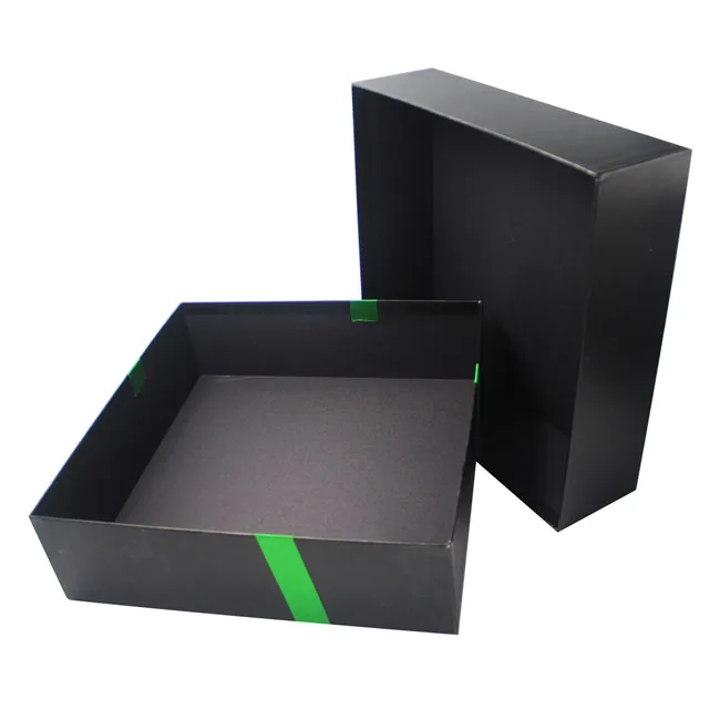 romantic wedding dress packaging gift box black cardboard box