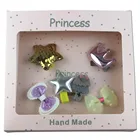 Fashion baby Bowknot Hair Pin Rabbit ears kids Hair Clips Bows Barrettes Accessories Gift Box Set