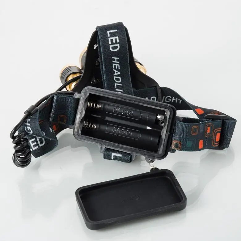 Led Headlight 6000Lm Rechargeable Headlamp Flashlight Head Torch Linterna XML T6 +2Q5 Use 18650 Battery Car Charger Fishing Light 6.jpg