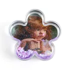 Wholesale Customized Good Quality glitter photo frame water globe
