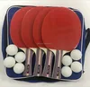 Best price table tennis racket set, Pingpong racket set, ABS balls