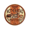 Mother Road Motorcycle Repair Round Tin Sign 12 x 12in