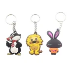 Custom pvc keychain Factory direct blank keyrings Custom metal keyring