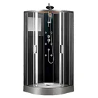 Bathrooms tempered glass door steam shower cabin room with handle