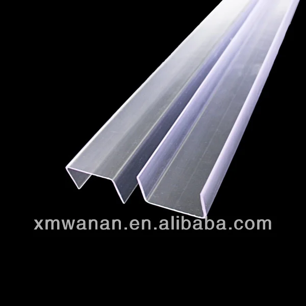 28 Mm Clear Pvc U Channel Plastic Extrusion Buy U Channel Plastic