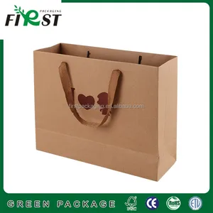 fancy custom printed luxury gift shopping bag kraft paper bags