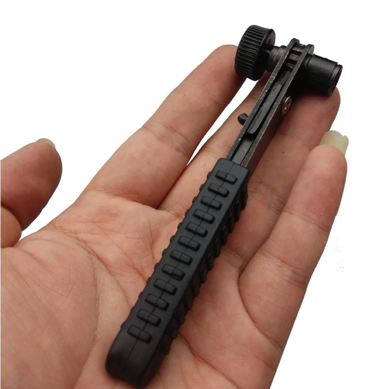 4 MPT Mini Hand Tools Ratchet Wrench 14 Bits Screwdriver 6.35cm Quick easy socket wrench Rods