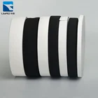 2019 New product custom logo clothes underwear printed label soft polyester woven knitted elastic band