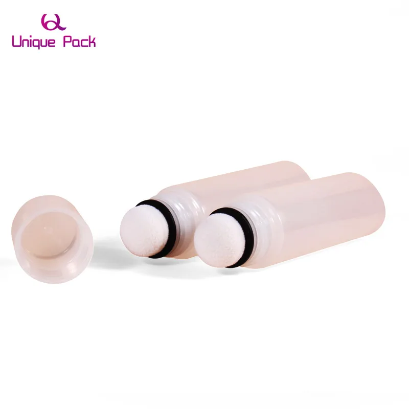 flocking applicator container for foundation or concealer 30ml 50ml cosmetic usage packaging tube