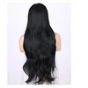 Wholesale Manufacturer new natural hair lace front wig black synthetic wig for afro women