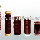 for Circuit Breaker Brown Glazed Electrical Porcelain Post Insulators