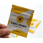 Custom Printed Resealable Bags Weed Sachet Mylar Smell Proof Packet
