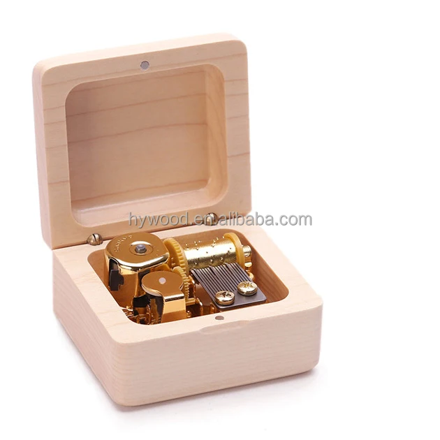 elegant custom shape logo cute magnetic gift box maple wood