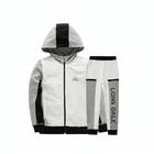 Spring latest Boy kid clothing set children white sweater sets
