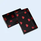 Watch Packing Paper Box Factory Price Luxury Red Heart Packing Paper Box for Socks Or Gifts