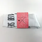 Custom make your own socks label with paper cardboard