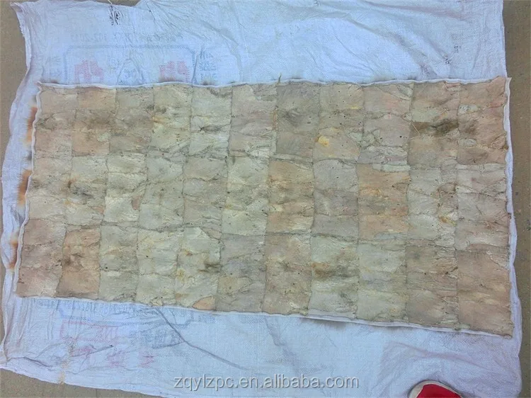 Short hair real fox fur blanket /silver fox pelt/genuine fur blanket