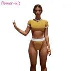 Wholesale stock swimwear sex thong bikini women sexy swimsuit sport with sleeves