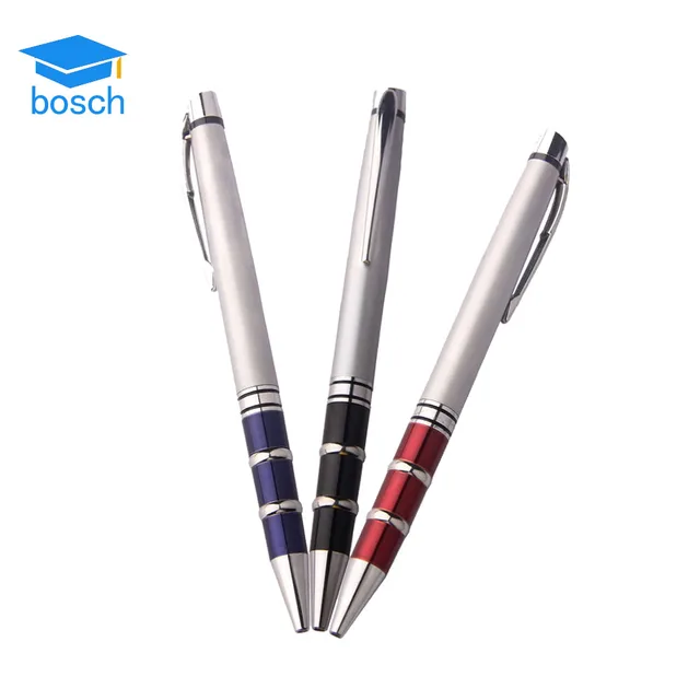 wholesale gift metal retractable ballpoint pen promotion sample