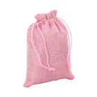 New arrivals 2019 design linen jewelry pouch drawstring bag wholesale jute drawstring bag