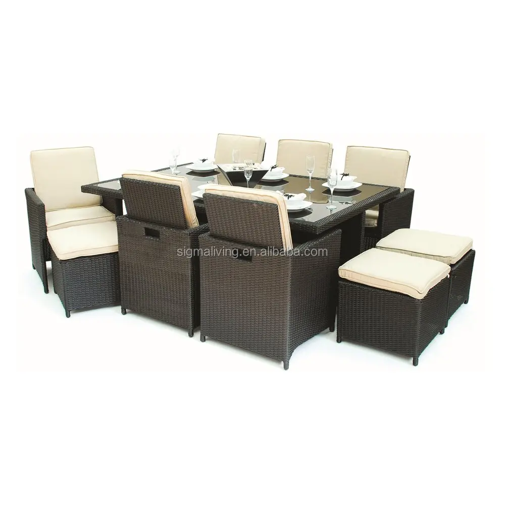 Hot sale outdoor patio contemporary garden dining set furniture