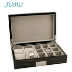 Watch Wood Cufflink Box Hot Sale Eu Design Luxury Wooden Watch Cufflink Boxes For Men