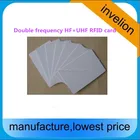 860MHz-960MHz ISO 18000-6C&EPC Gen2 long range UHF RFID PVC smart Card tag use for Vehicle and personnel management