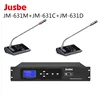 Jusbe professional audio system JM-631 Series table/embedded wired conference microphone