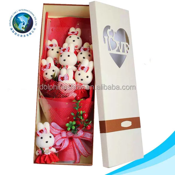 2016 european standard cheap wedding valentine gift red soft