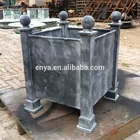 Garden Flower Garden Pot And Planter Cube Metal Planter - Home Garden Square Flower Pot - Container