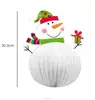 Umiss 3pcs 3D Chart Paper Snowman Lantern Wall Festival Hanging Decorations for Christmas