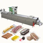 flexible film small thermoforming automatic vacuum packaging machine for food