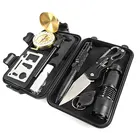 Kongbo Outdoor Survival Kit With Compass / Flintstone / Knife / Tactical Pen