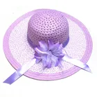 Beautiful Flower Ribbon straw hat wholesalers manufacturer