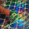 Security 3D Bule Holographic Tape Optically Security Hologram Sticker Custom Stickers with Strong adhesive
