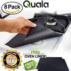 FDA approved 100% Non-stick Gas Range Protector set of 4 Stovetop Burner Protectors Liner Cover