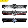 ABS grills front bumper grill radiator honeycomb mesh grille for Volkswagen VW Golf 7 MK7 R GTI