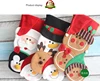 Artificial home decor hanging sock party tree decorative ornaments felt plaid pet christmas stocking good gift crafts decoration