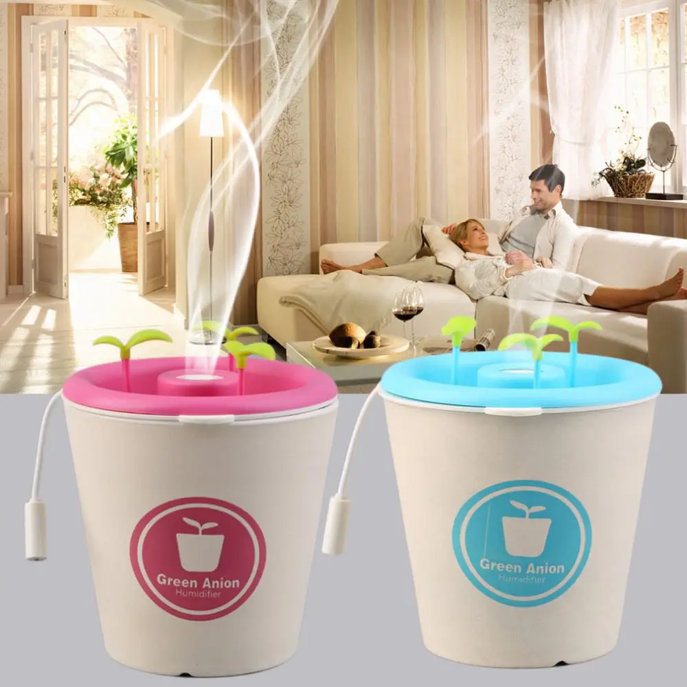 2016 NEW cute Ceramic USB Ultrasonic Air Humidifier Anion Diffuser Aromatherapy Office