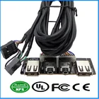 MYD7420 USB2.0*2+HD AUDIO computer case front panel cable